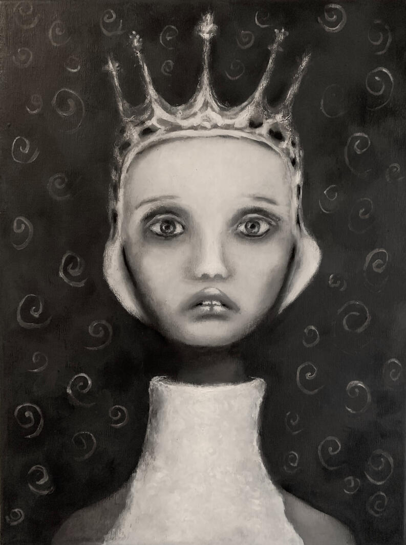 Nymph Queen, Oil on Linen. 2021